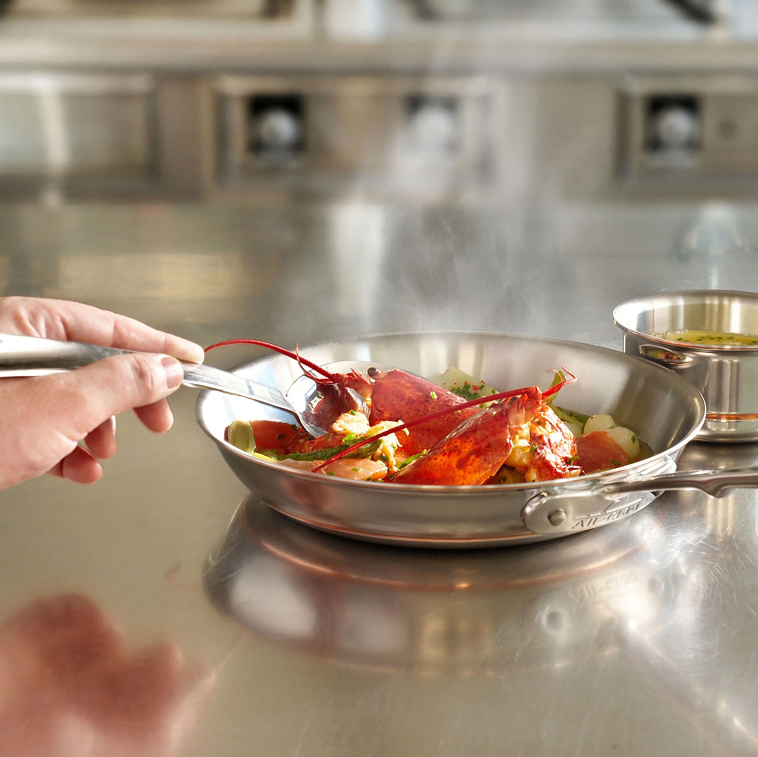 All-Clad Copper Core 15 Piece Cookware Set - Image 8