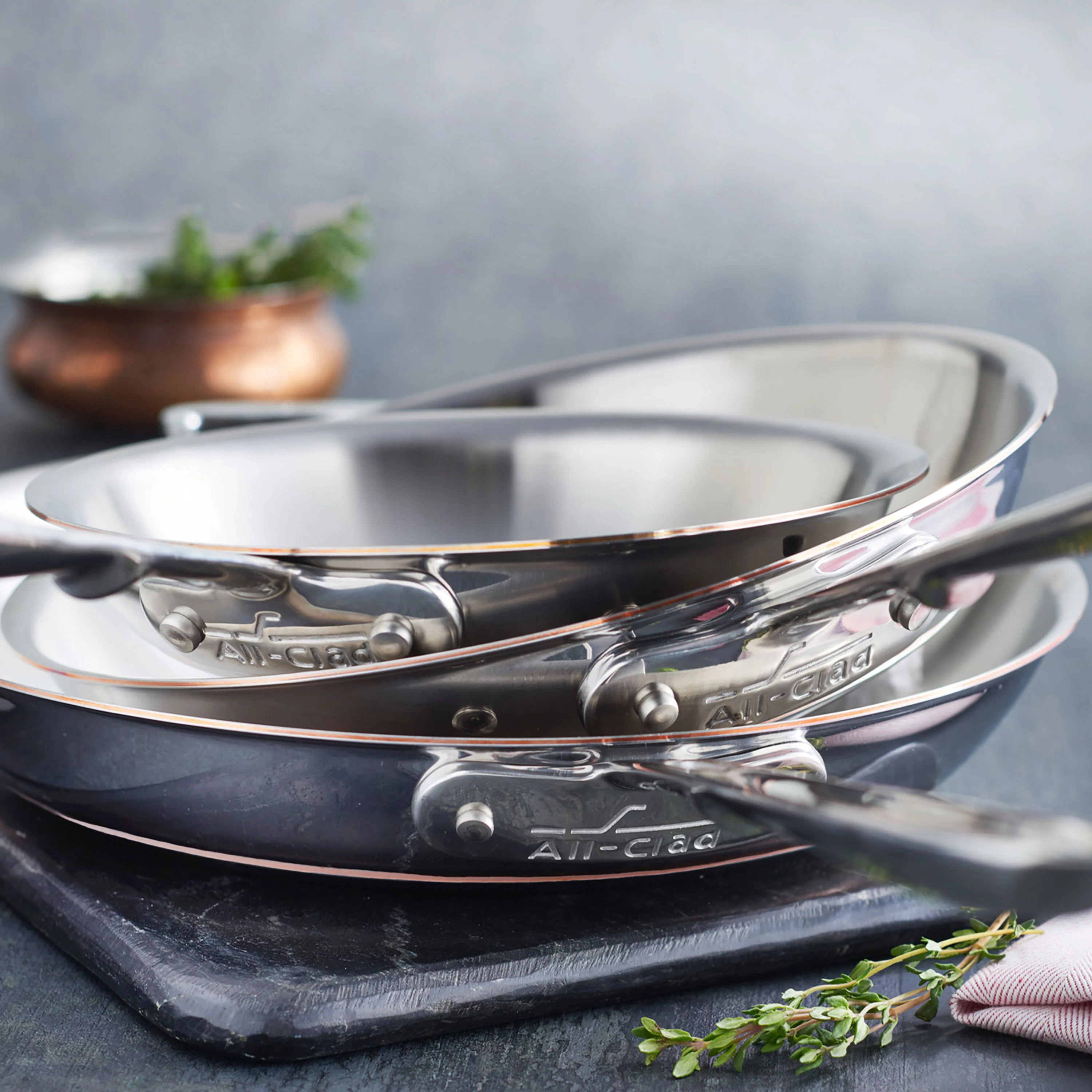 All-Clad Copper Core 8" Fry Pan - Image 3