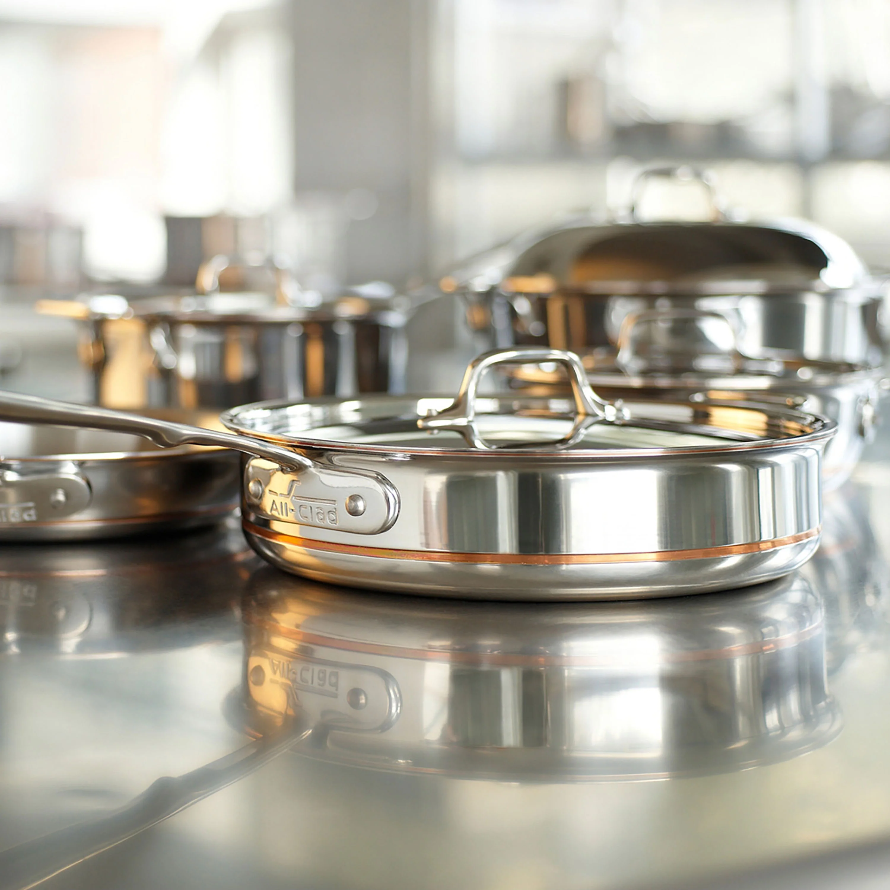 All-Clad Copper Core 3-quart Saute Pan - Image 5