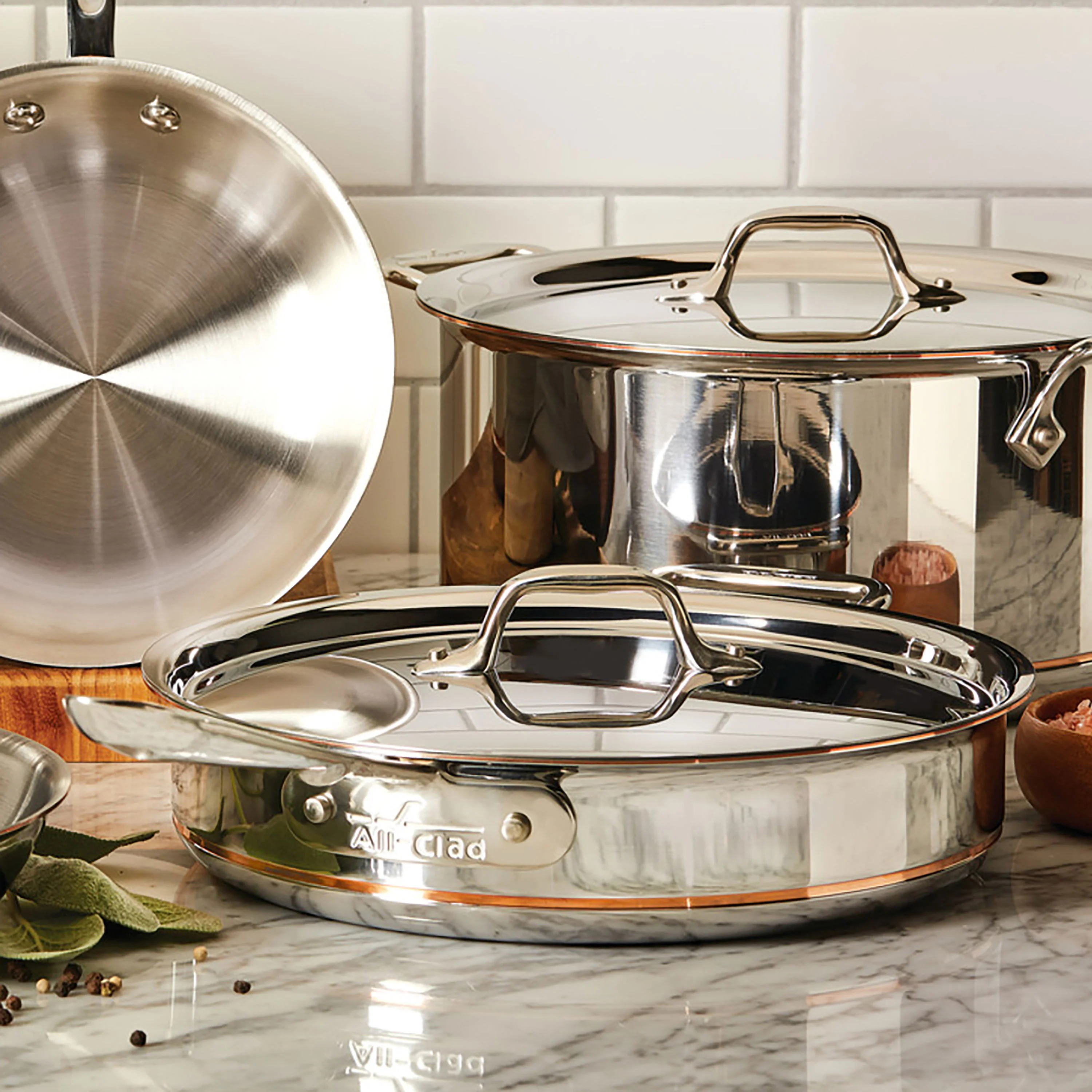 All-Clad Copper Core 3-quart Saute Pan - Image 6
