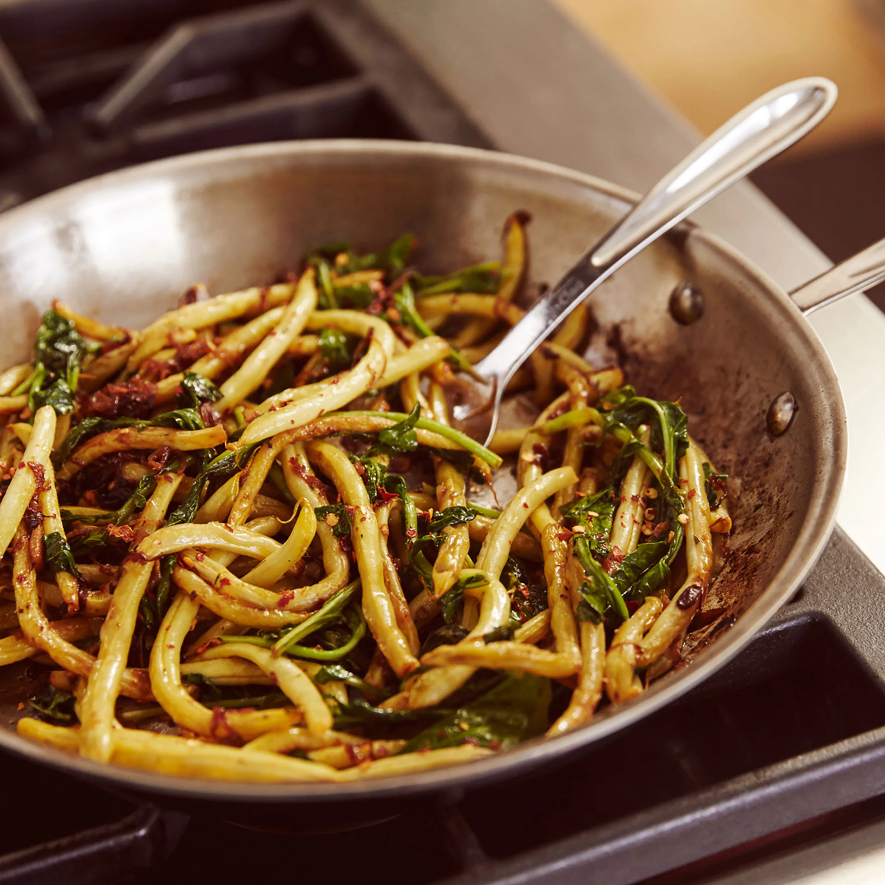 All-Clad d5 Brushed Stainless 8" Fry Pan - Image 4
