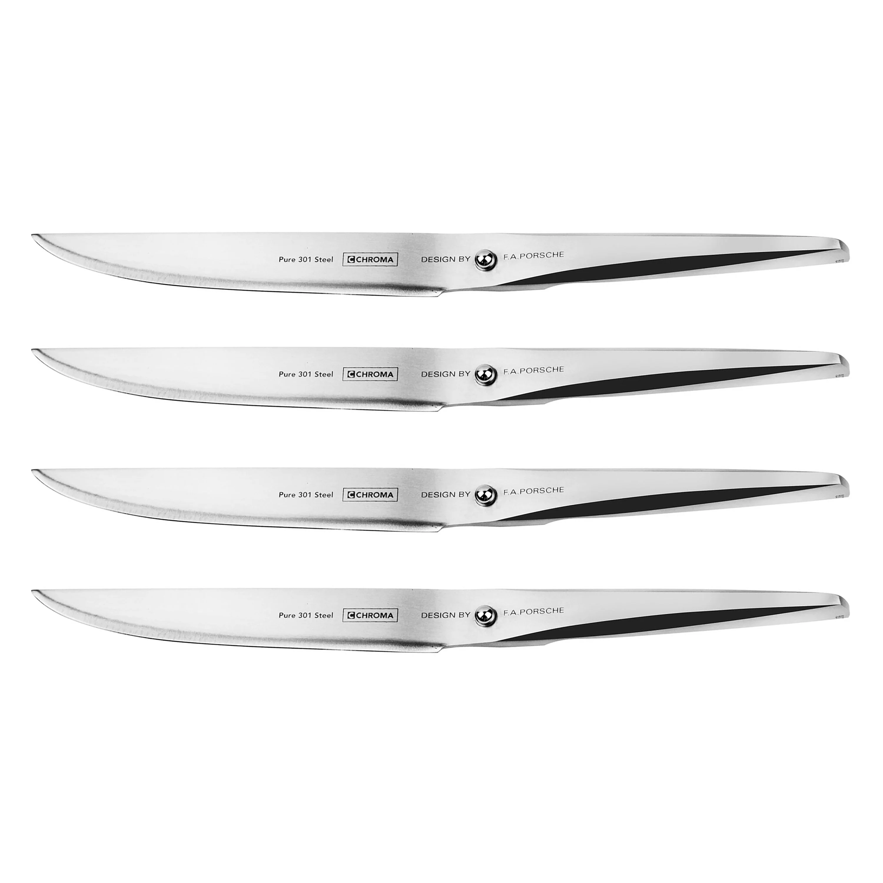 Chroma Type 301 4 Piece Steak Knife Set - Image 4