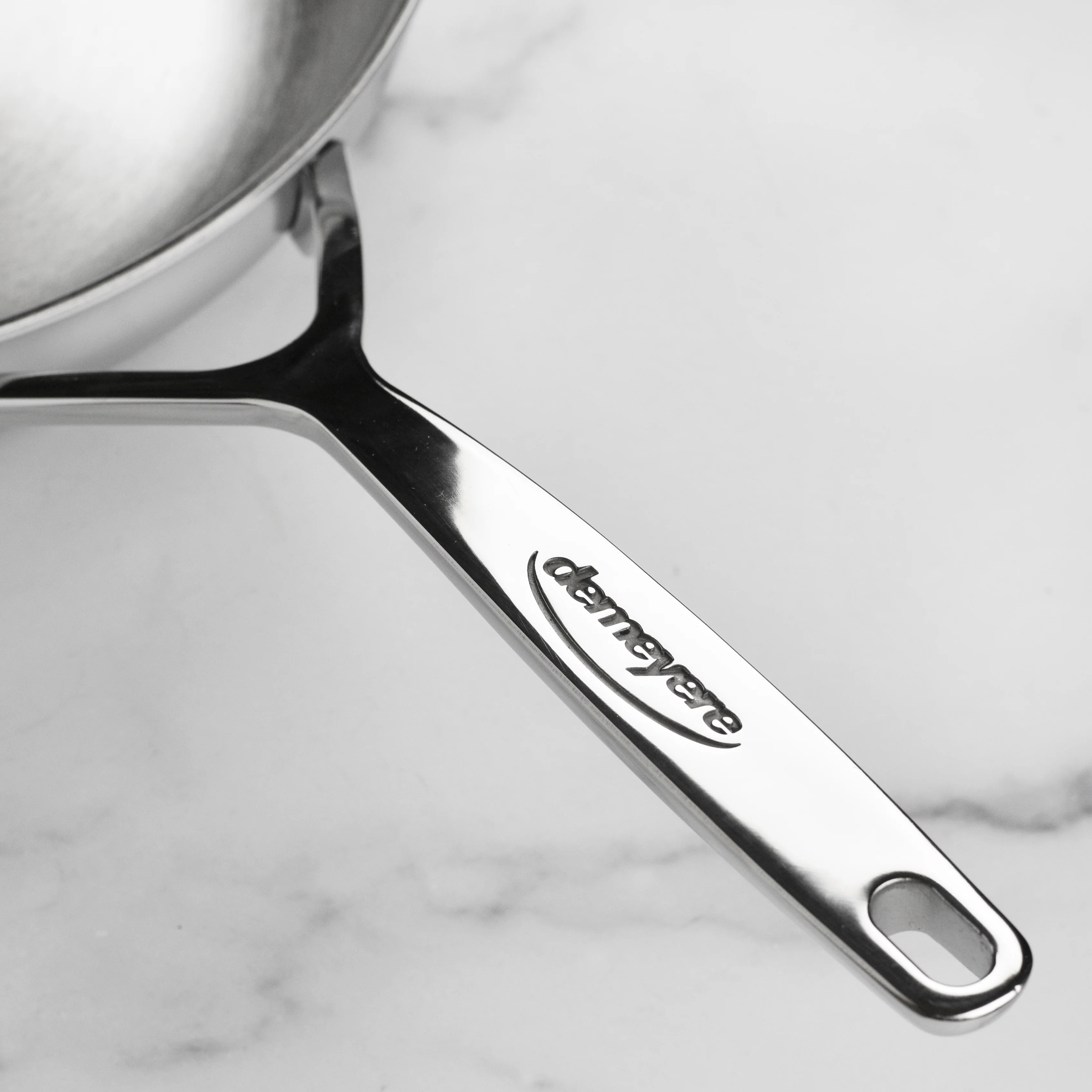 Demeyere 5-Plus 8" Stainless Steel Fry Pan - Image 3