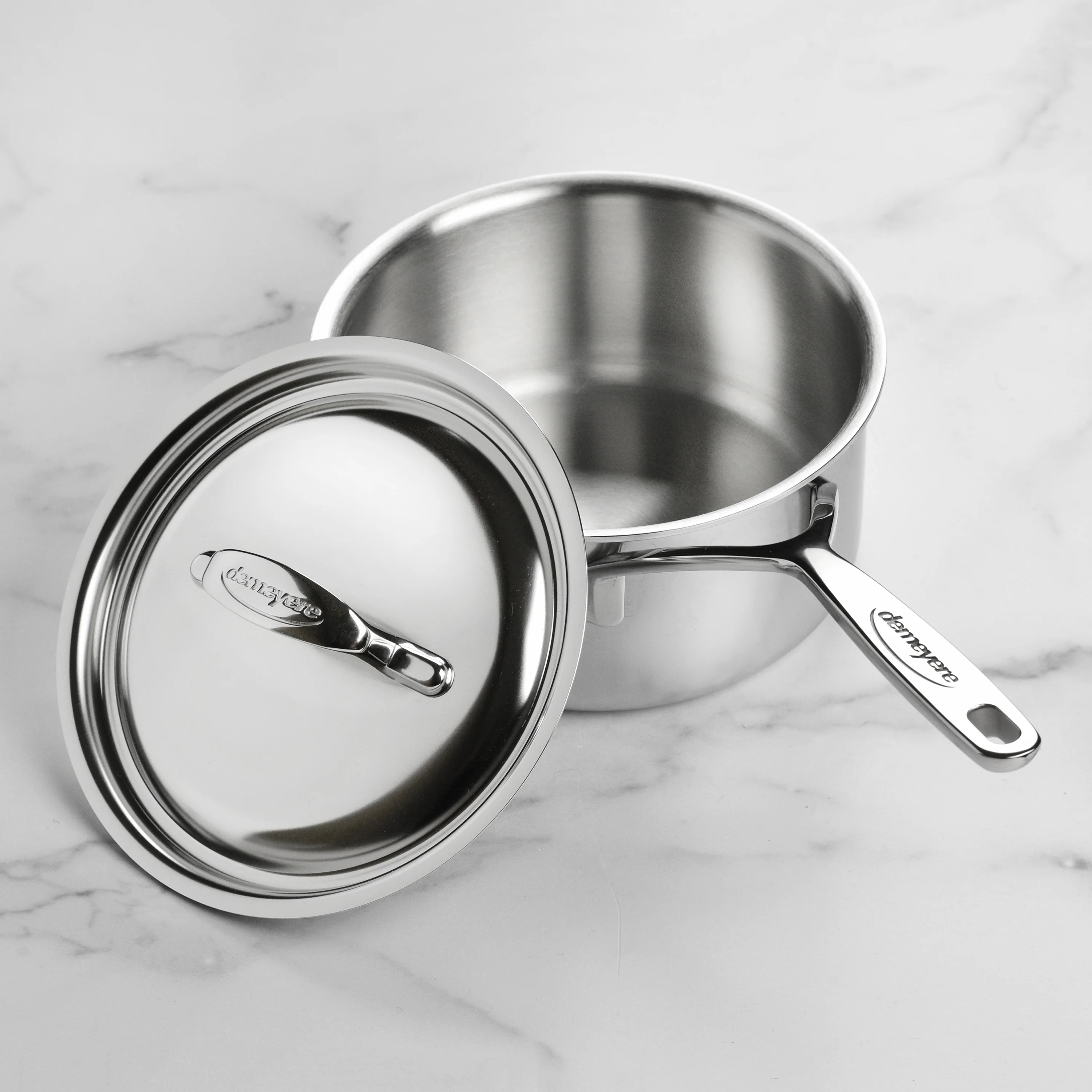 Demeyere 5-Plus 2.3-quart Stainless Steel Saucepan - Image 5