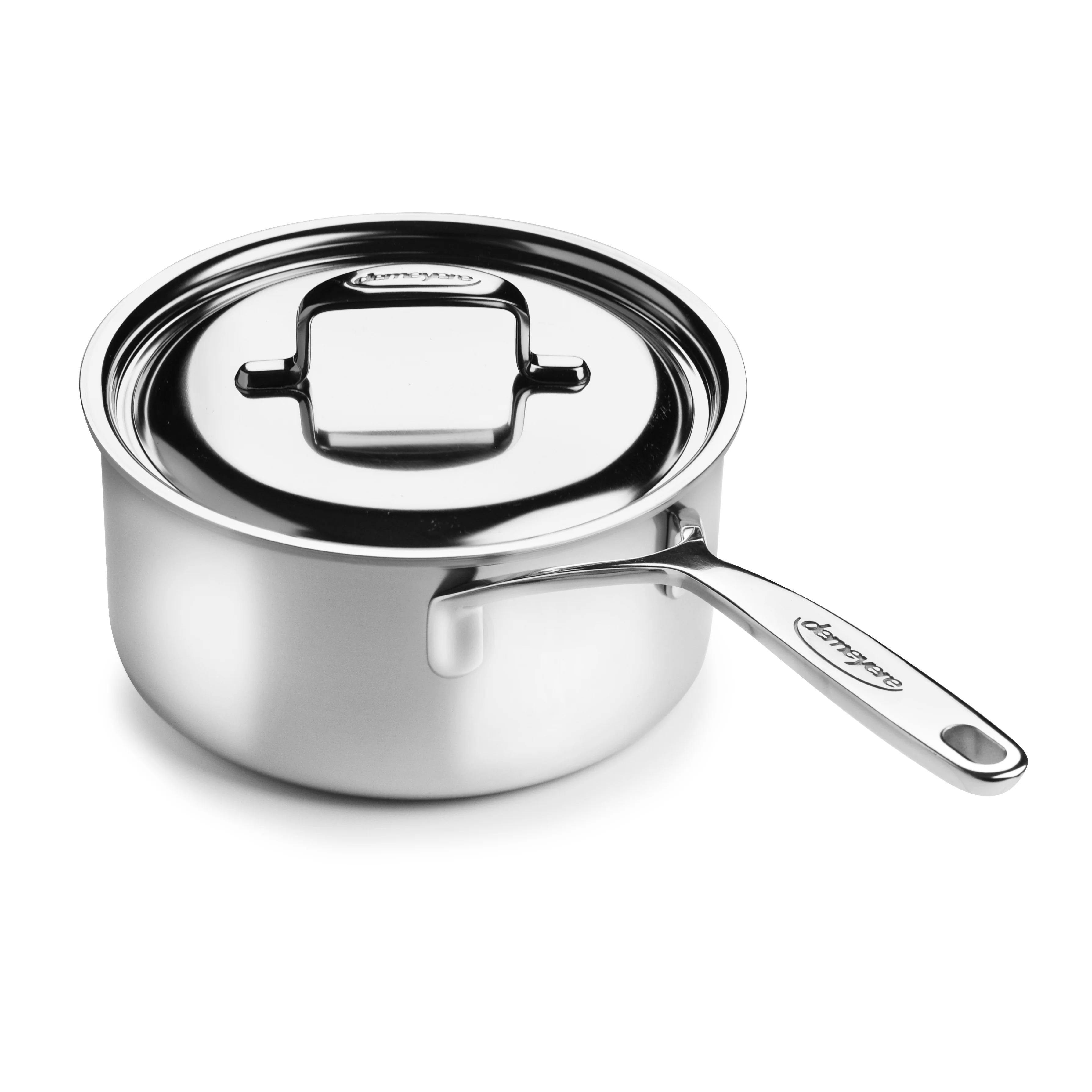 Demeyere 5-Plus 3-quart Stainless Steel Saucepan - Image 7
