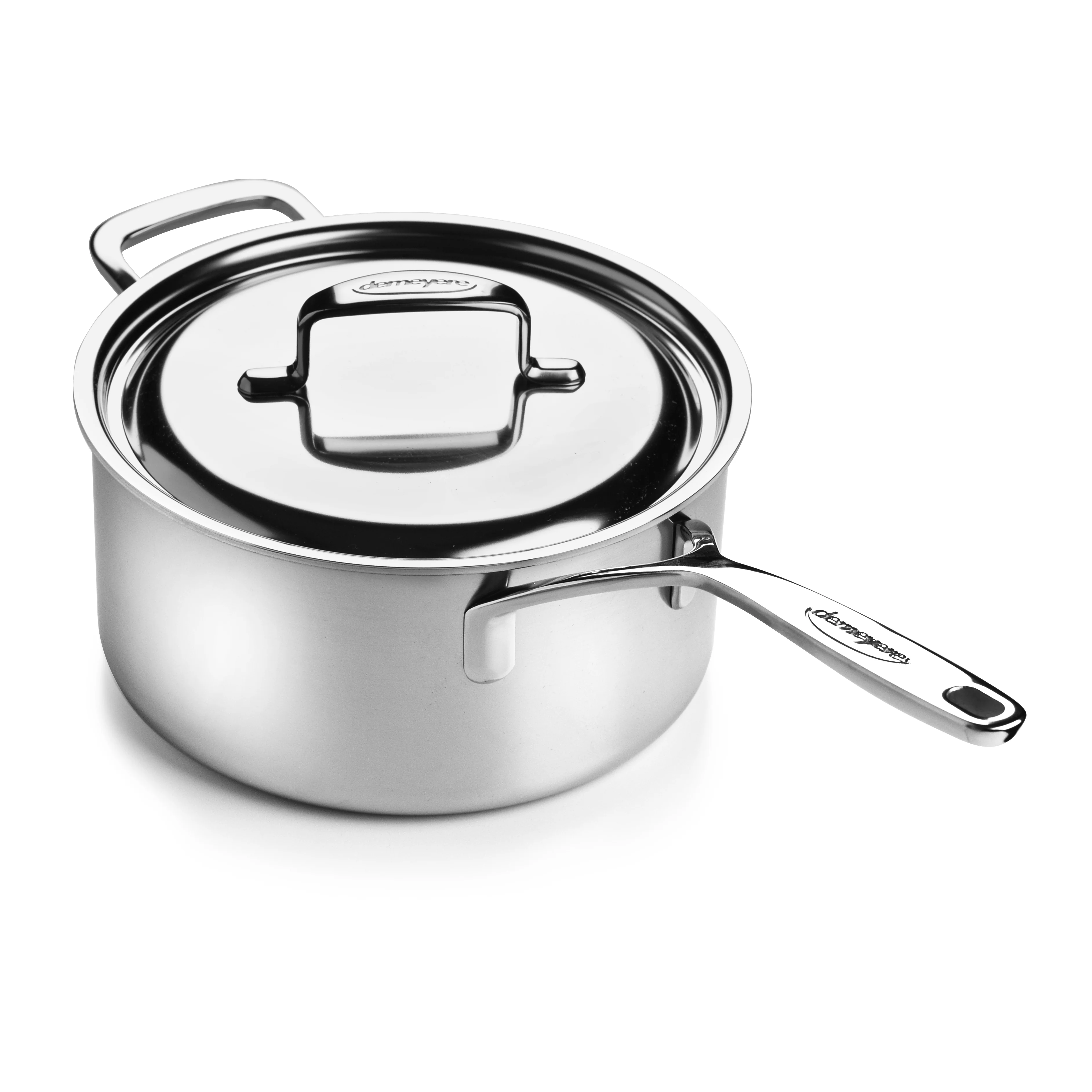 Demeyere 5-Plus 4-quart Stainless Steel Saucepan - Image 7