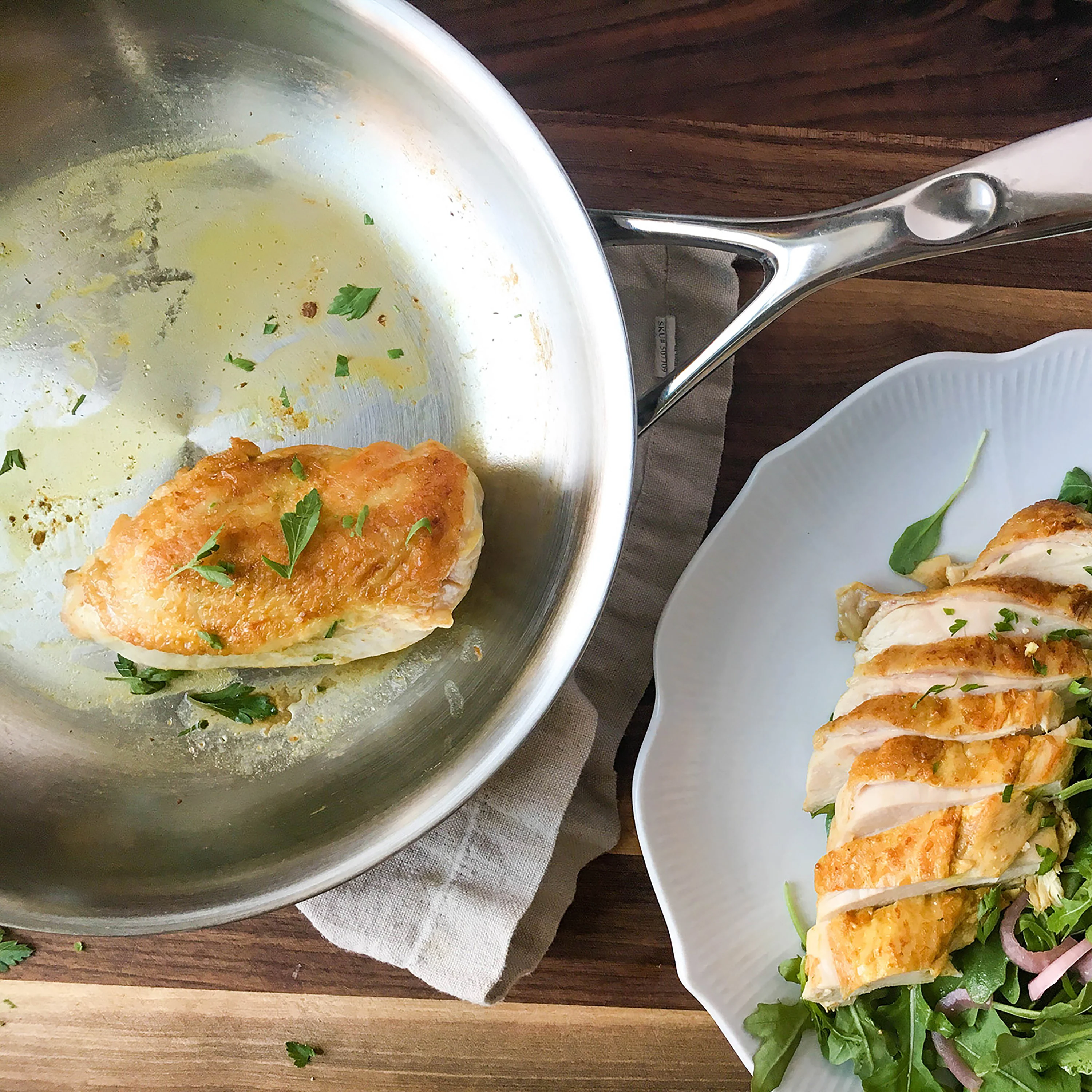 Demeyere Proline 9.4" Stainless Steel Fry Pan - Image 5