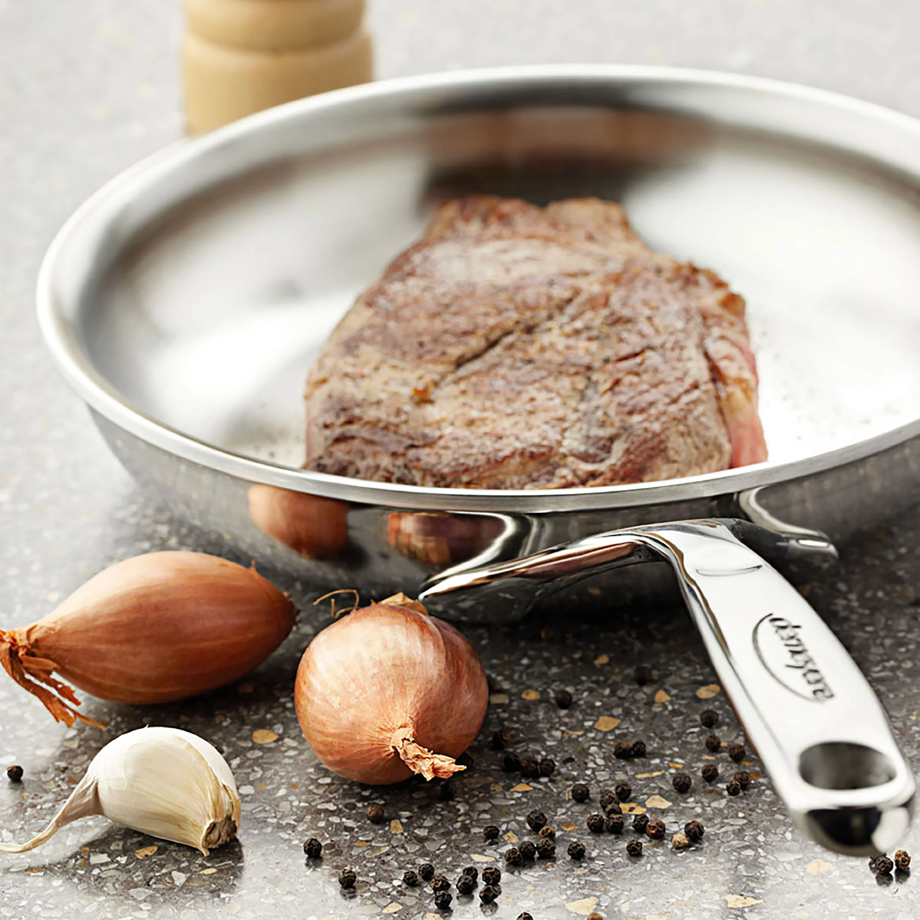 Demeyere Proline 9.4" Stainless Steel Fry Pan - Image 7