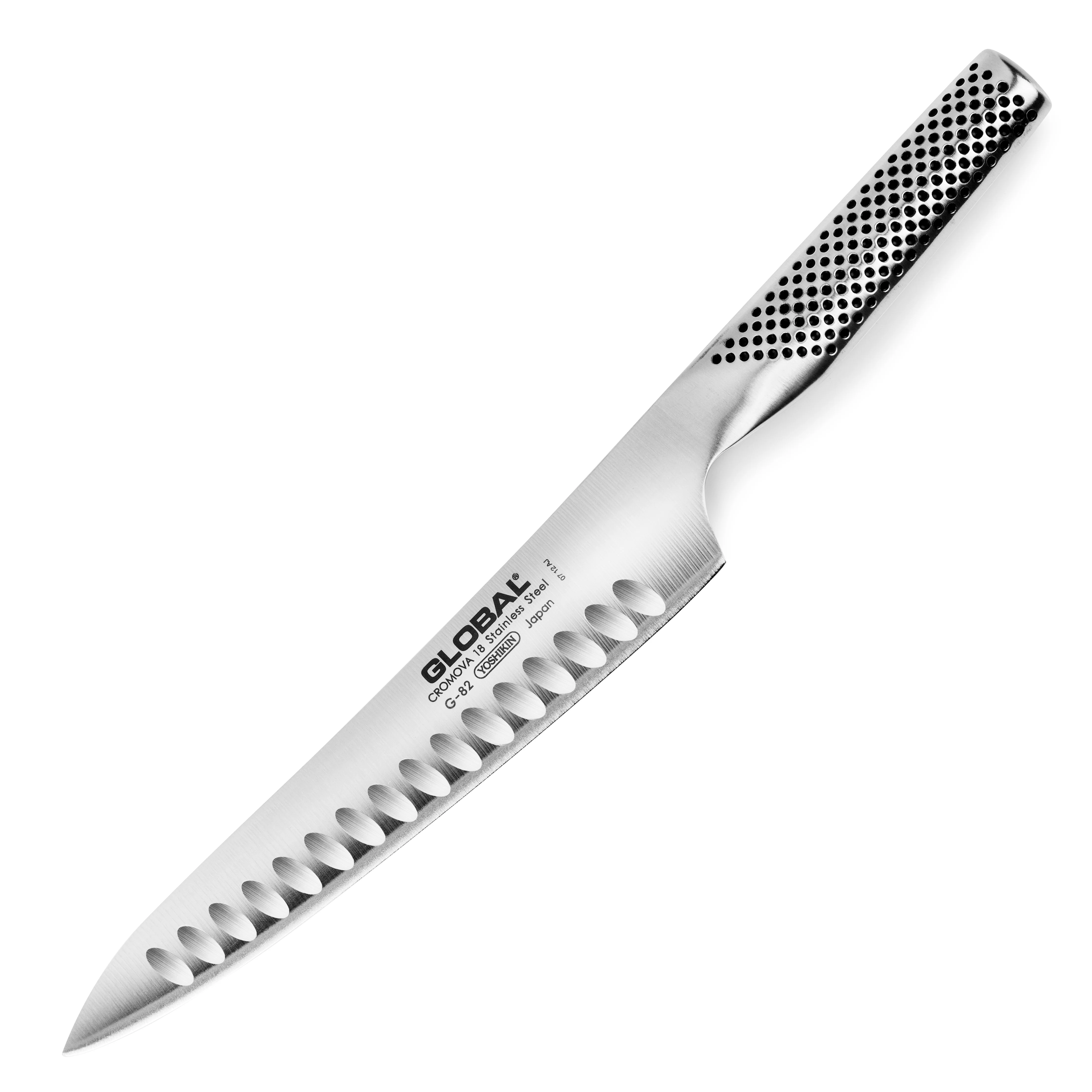 Global 8" Hollow Edge Carving Knife - Image 4