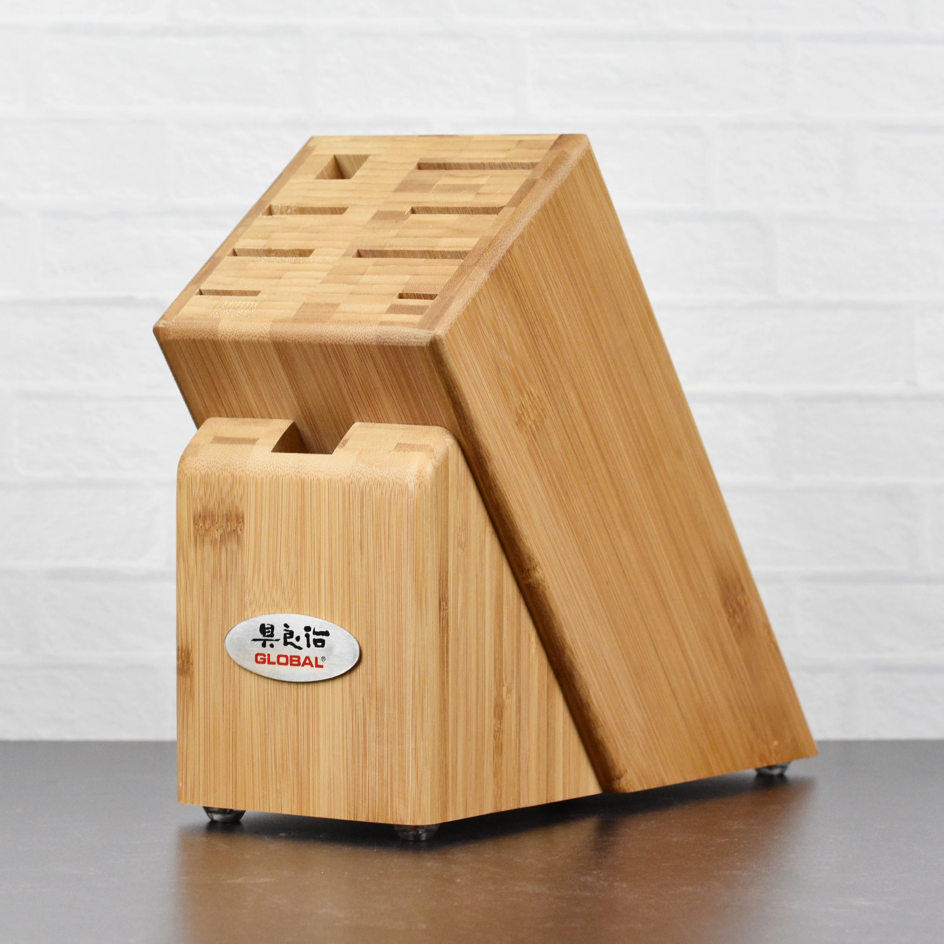 Global 10 Piece Bamboo Knife Block Set - Image 8