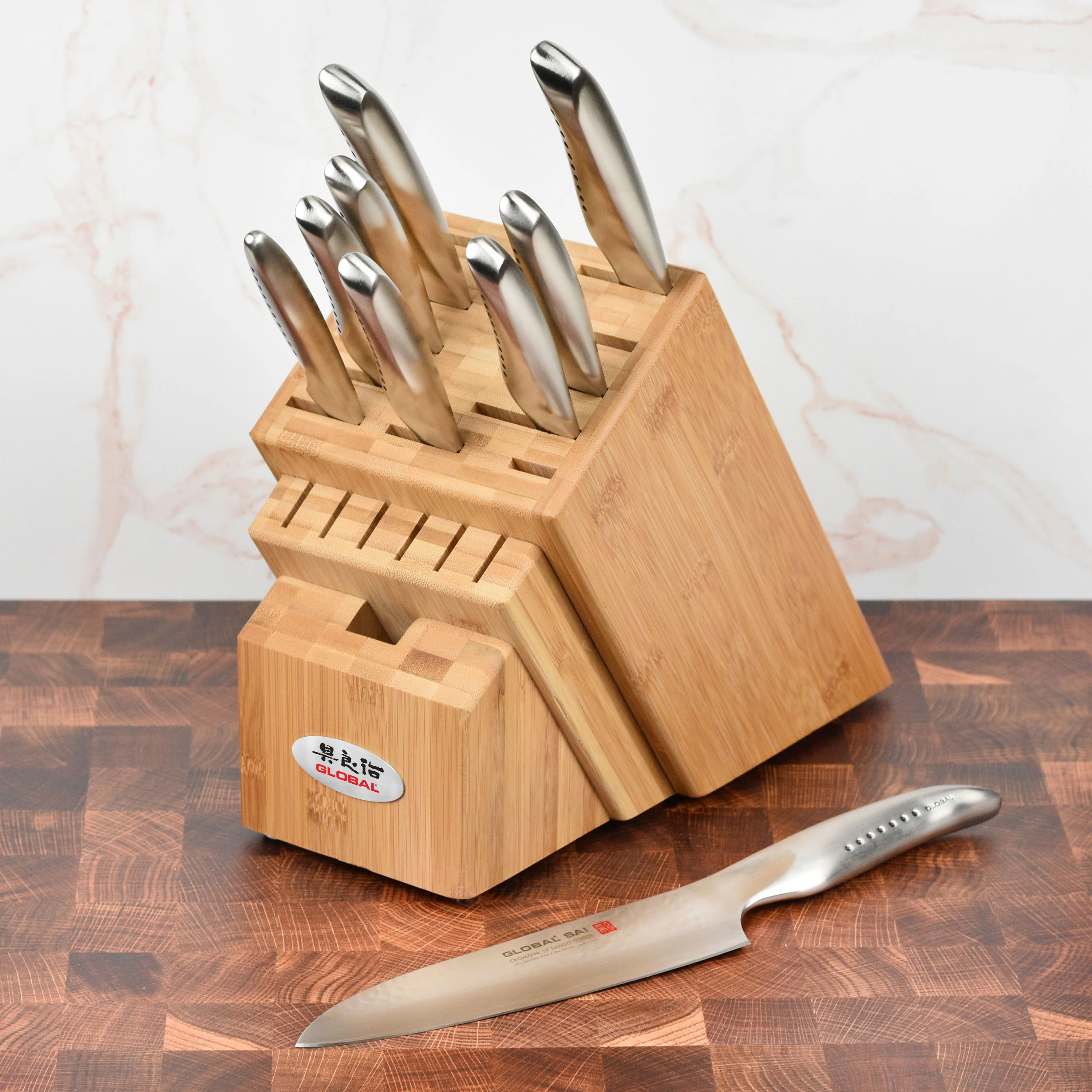 Global Sai 9" Bread Knife - Image 7