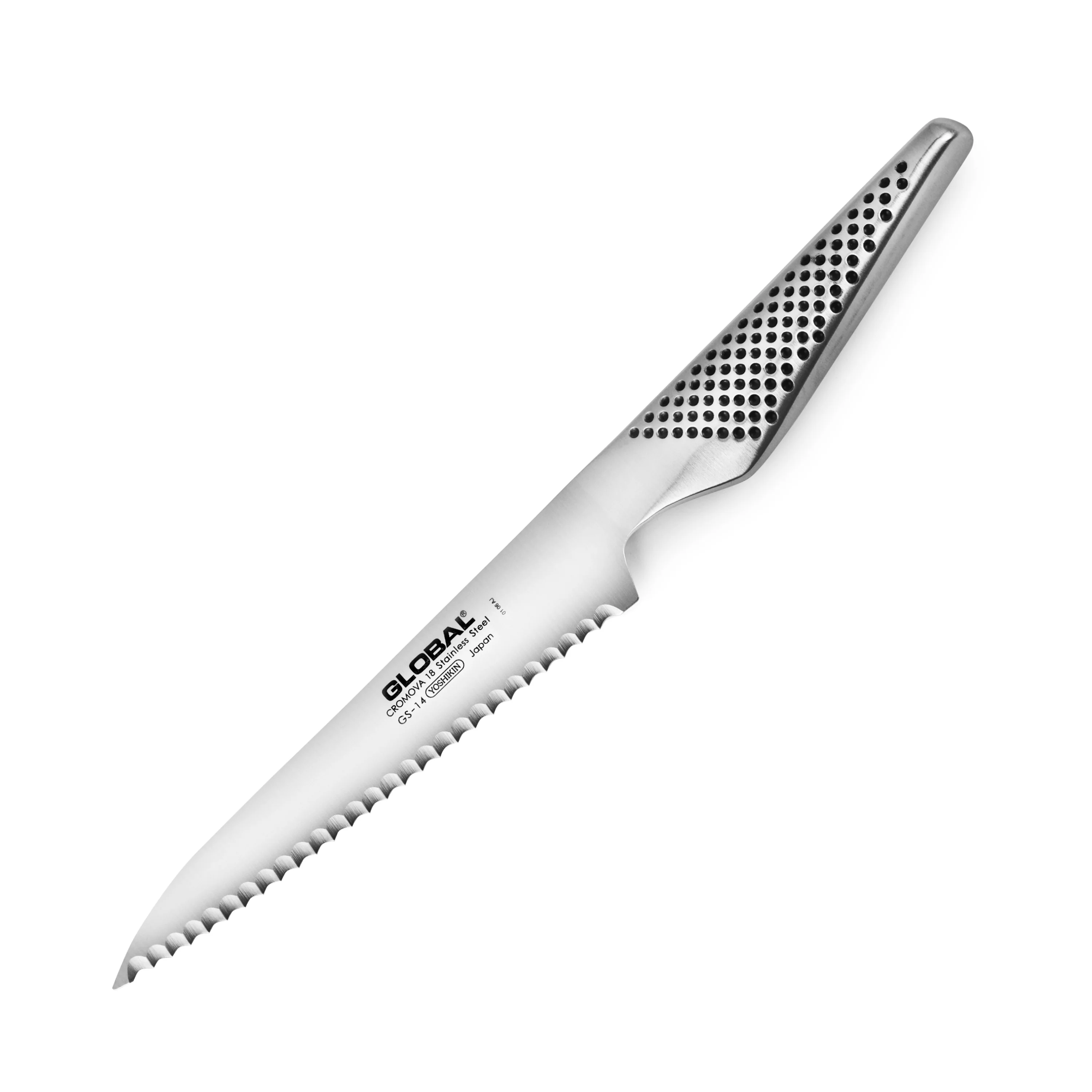 Global 6" Serrated Utility Knife - Image 4