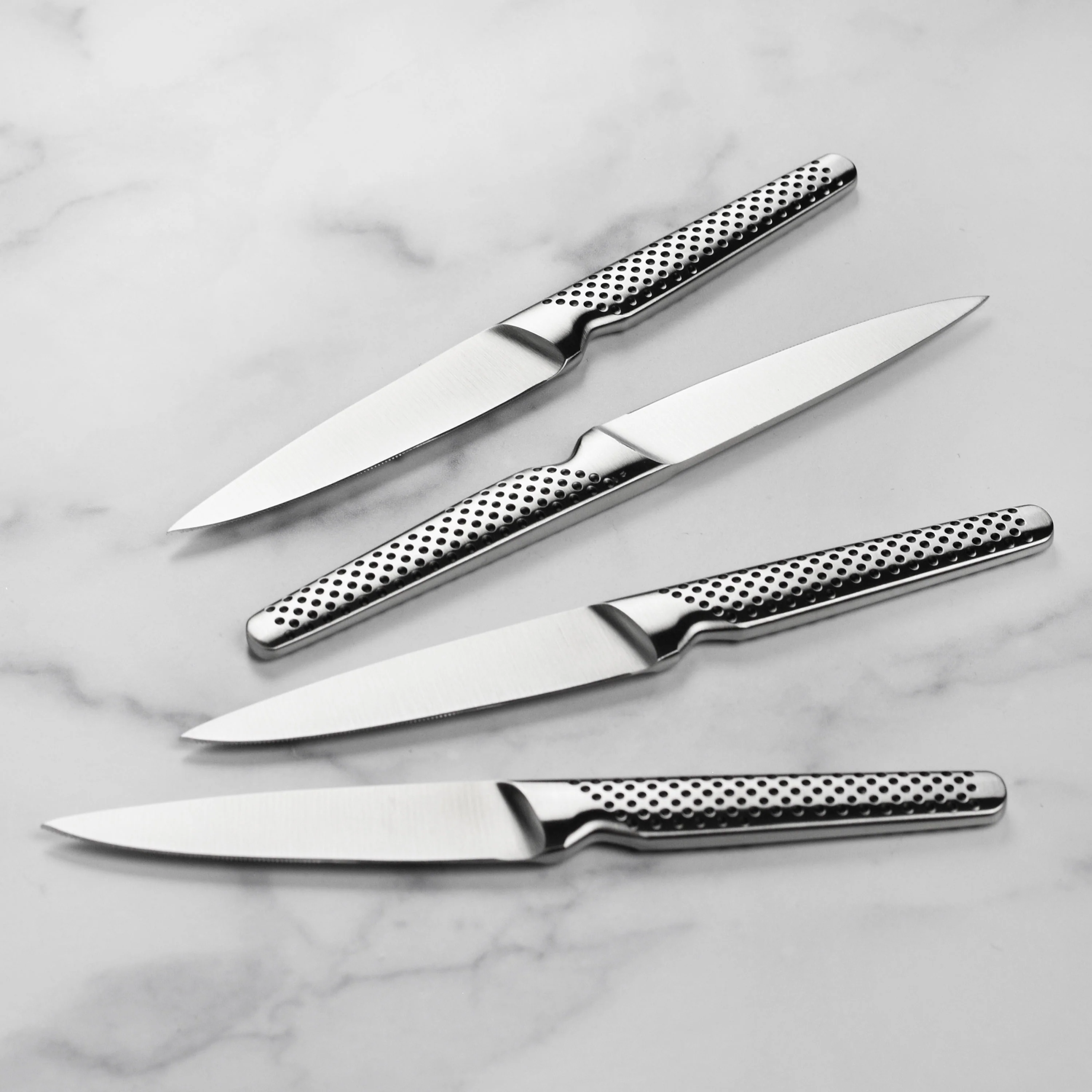 Global 4 Piece Serrated Steak Knife Set - Image 6