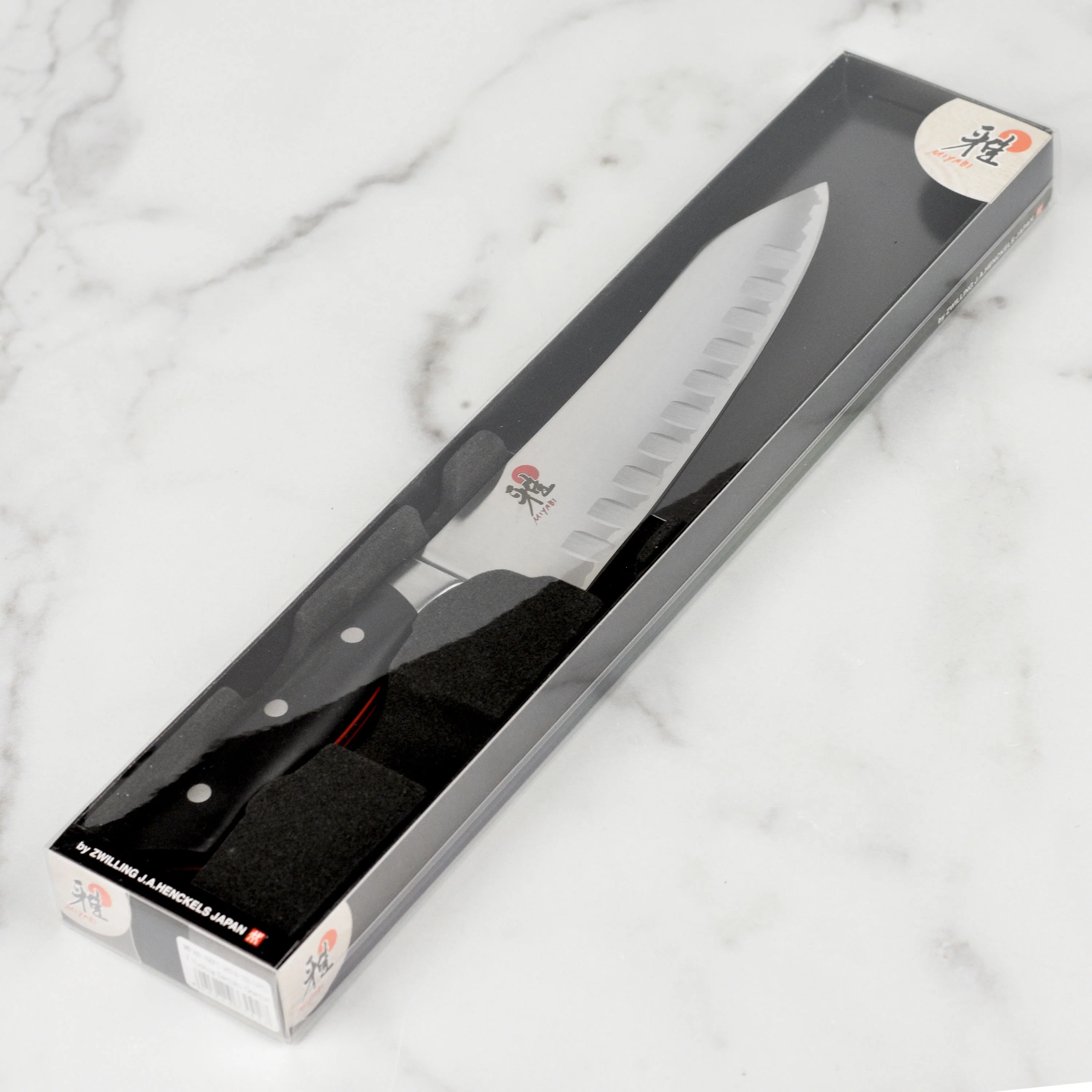 Miyabi Evolution 7" Hollow Edge Rocking Santoku Knife - Image 7