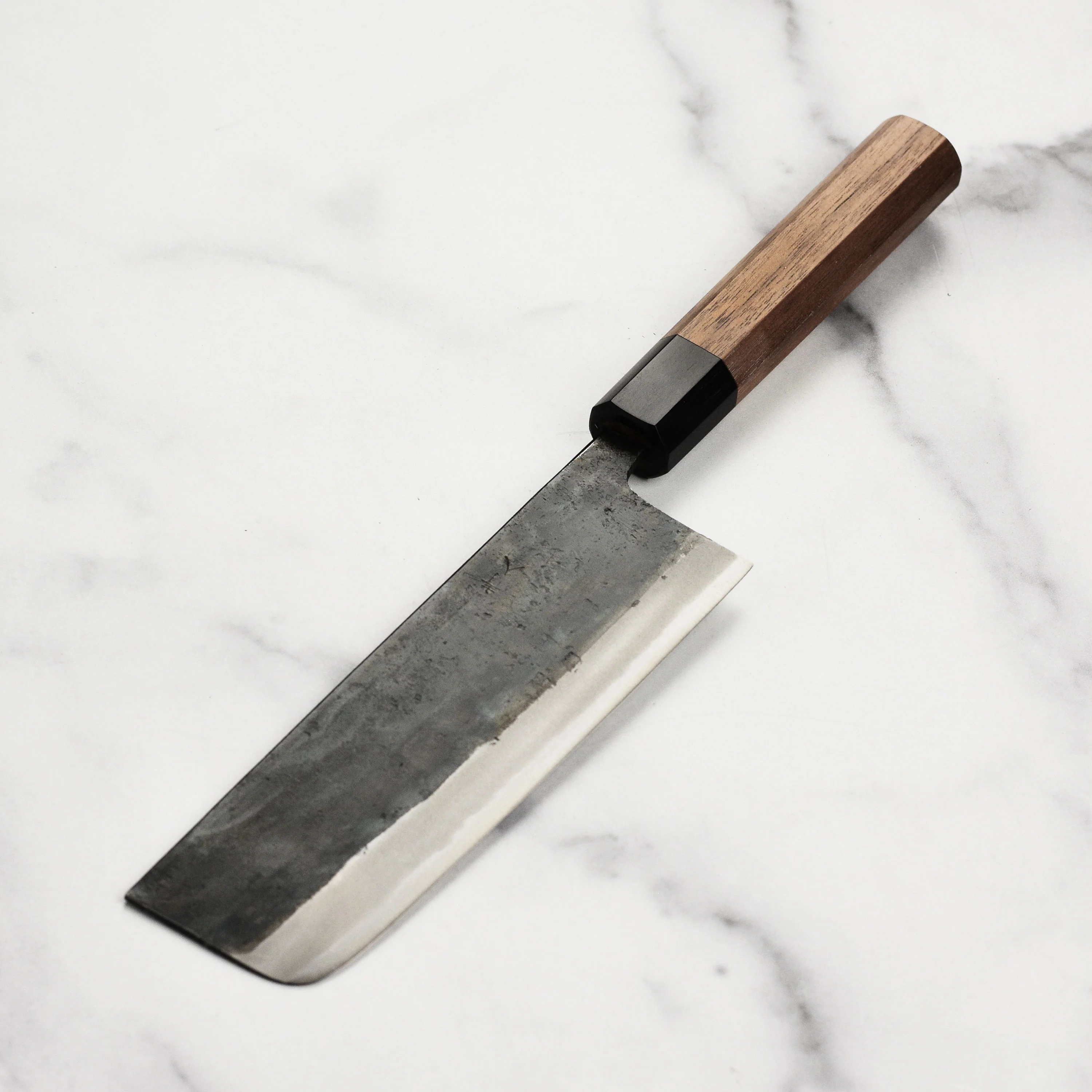 Takayuki Aogami Kurouchi 6.7" Nakiri - Image 11