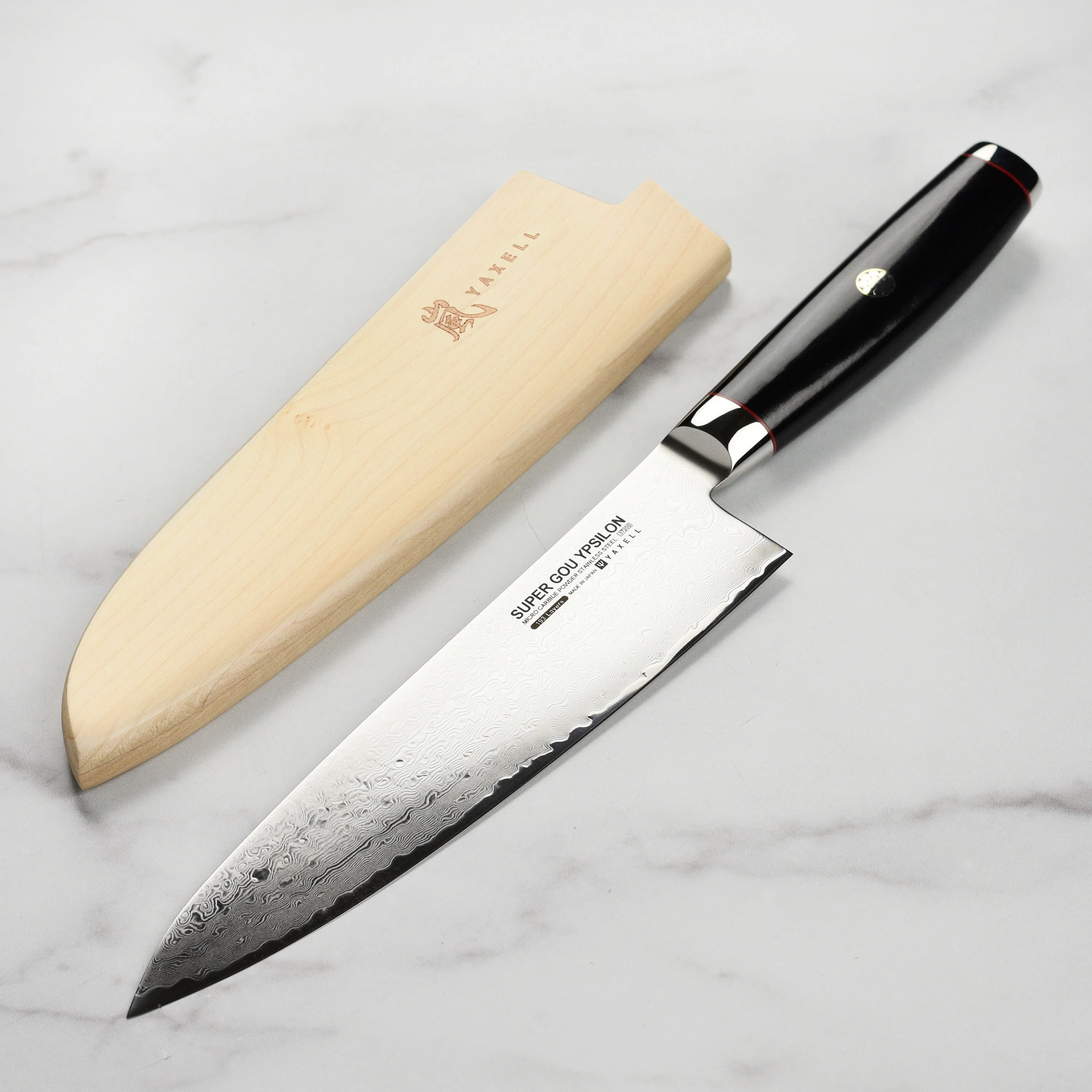 Yaxell Magnetic Wooden Sheath for 8" Chef's Knife - Image 6